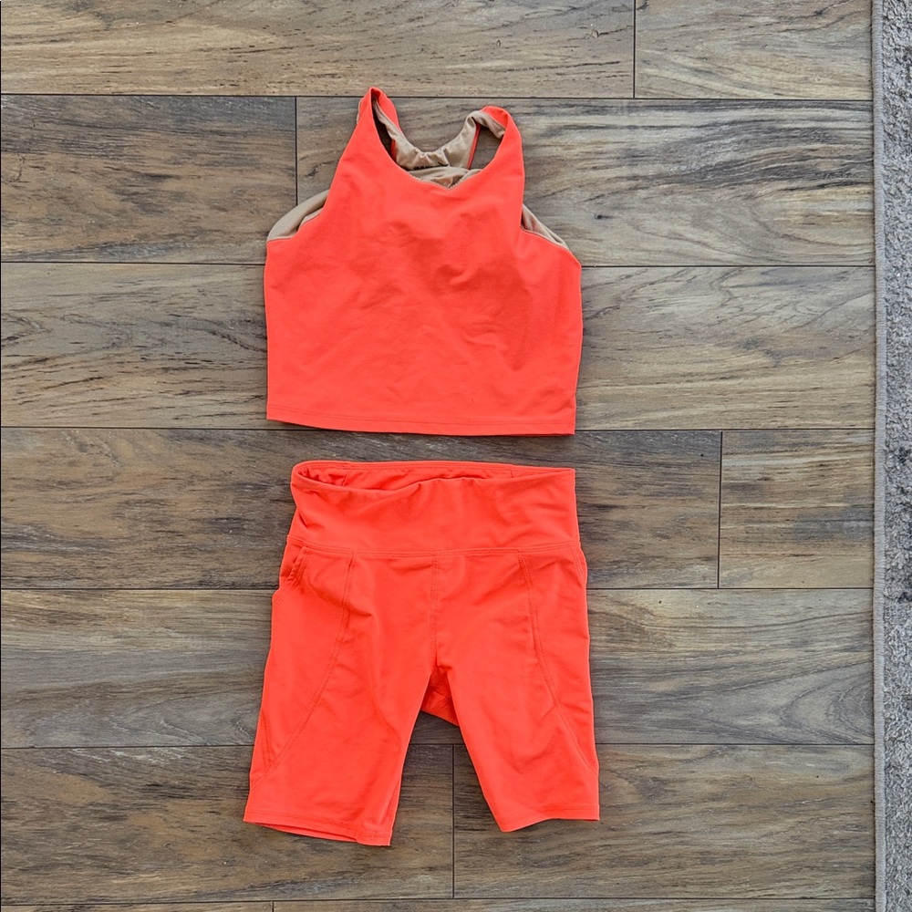 Old Navy Active Orange Tank Top